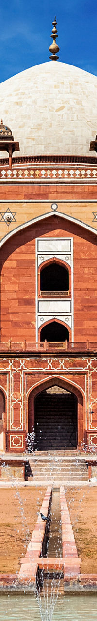 Humayun's Tomb with reflecting pool view