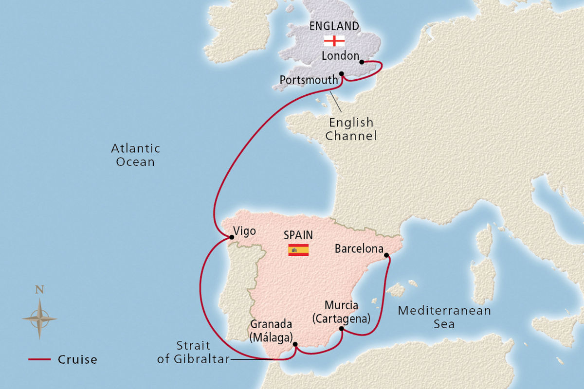 Iberian Explorer – route map