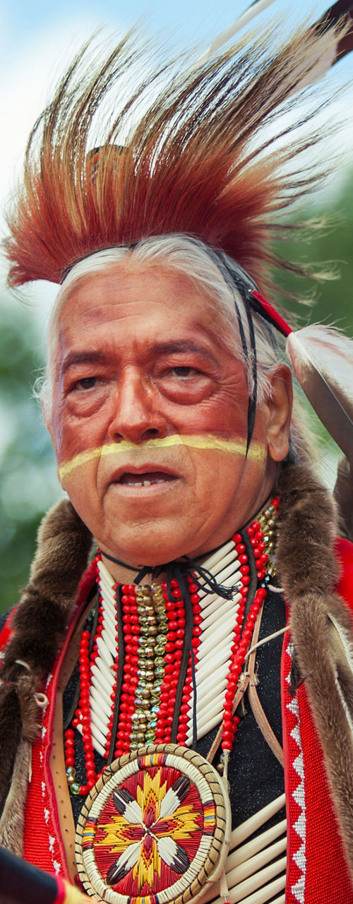 Traditional Indigenous Dance in Vibrant Regalia