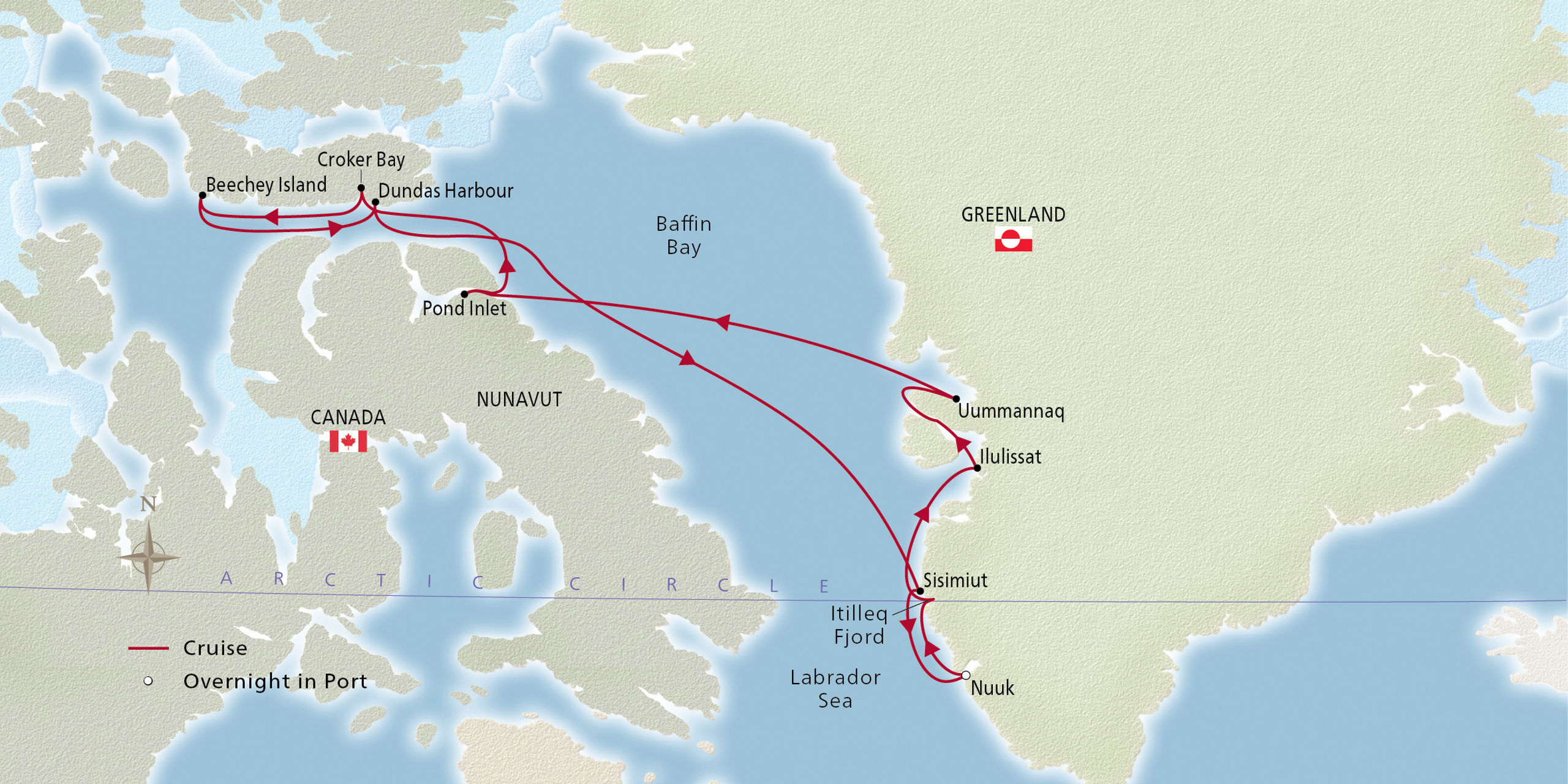 Into The Northwest Passage 2026 Itinerary Nuuk To Nuuk Viking Into The Northwest Passage 2026 2x1 Widest