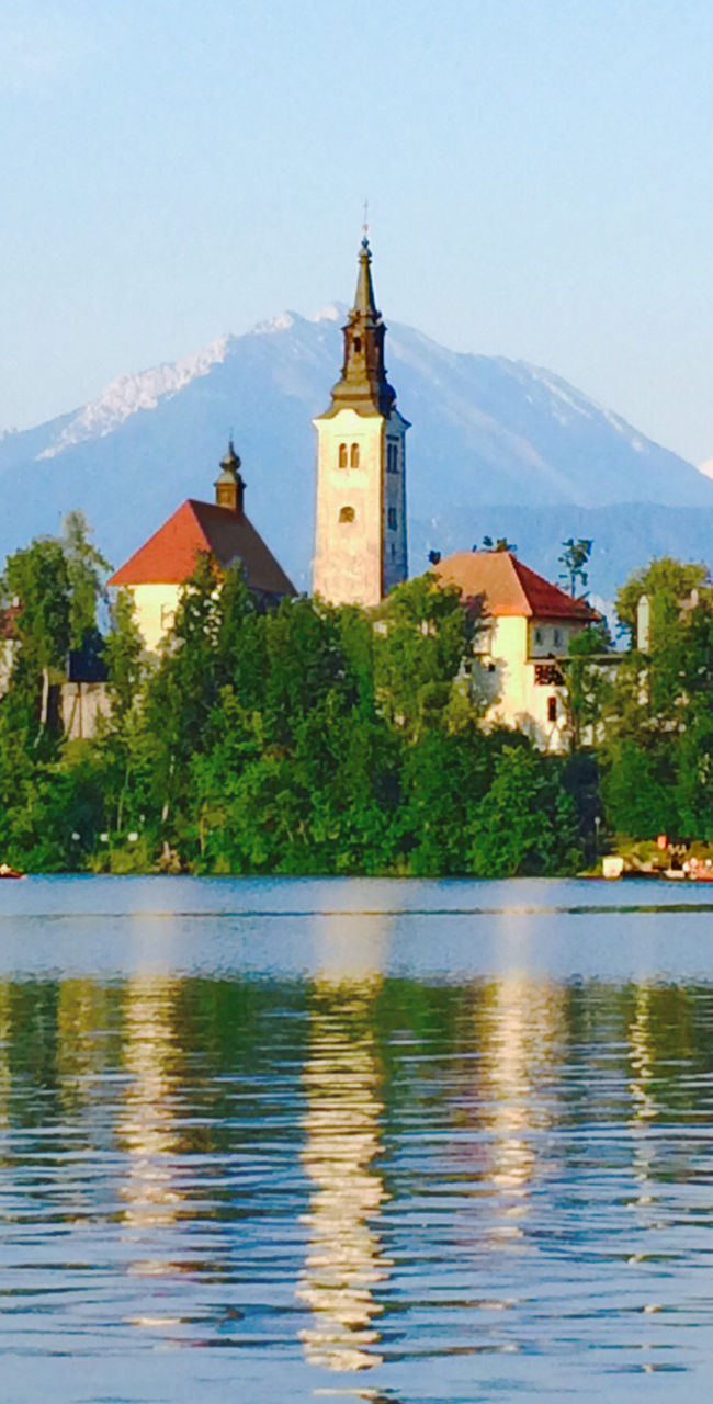 Scenic Lake Bled with Island Church