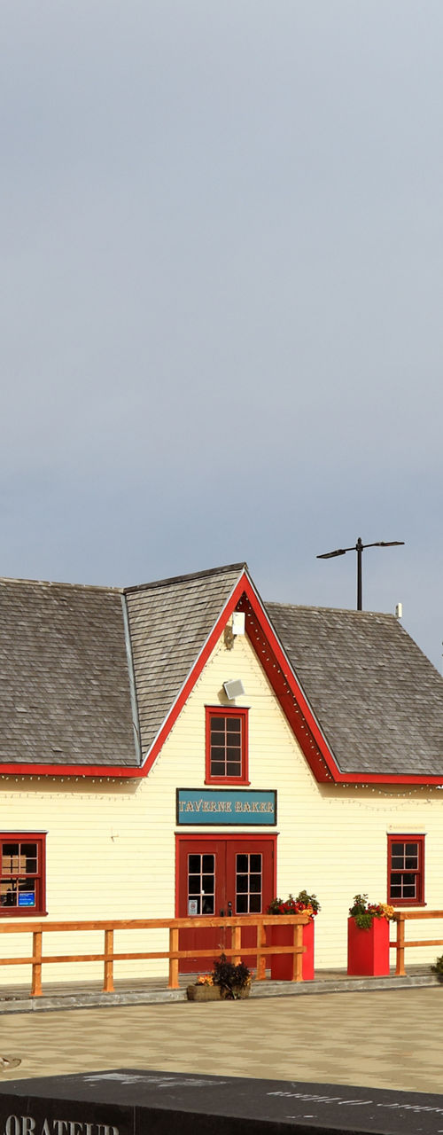 Historic stone cross in village square
