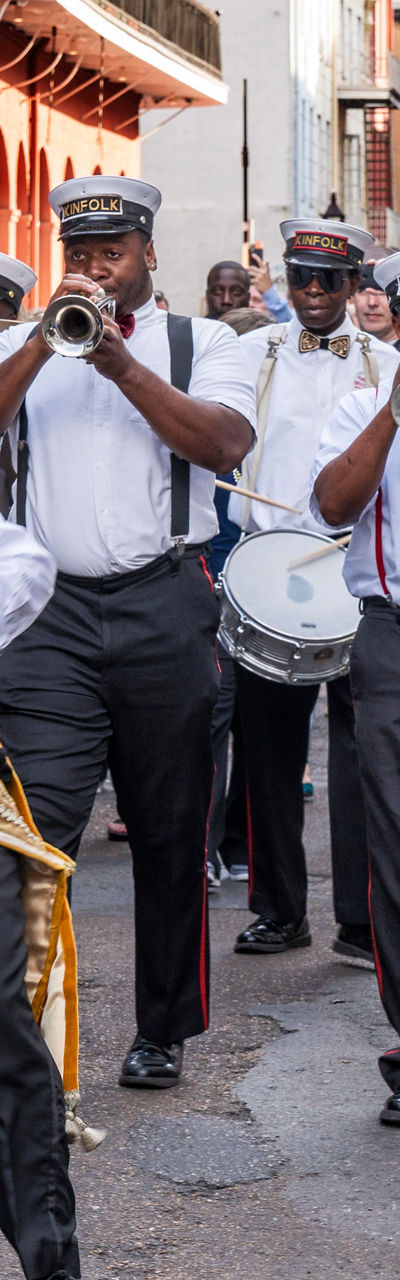 Street Brass Band Performing in New Orleans