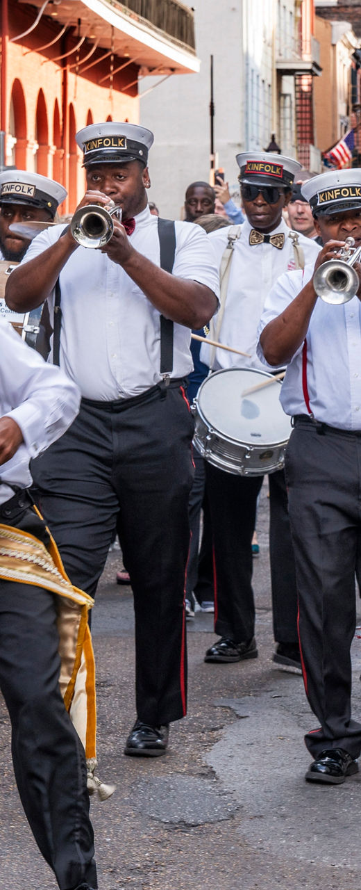 Street Brass Band Performing in New Orleans