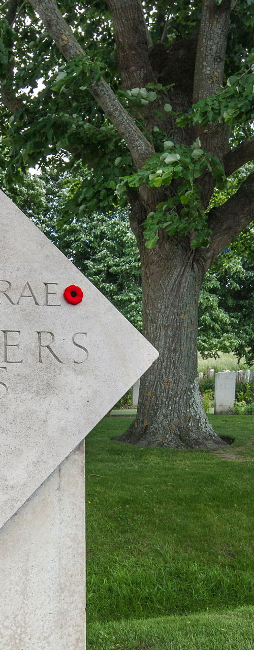 John McCrae Memorial in Cemetery