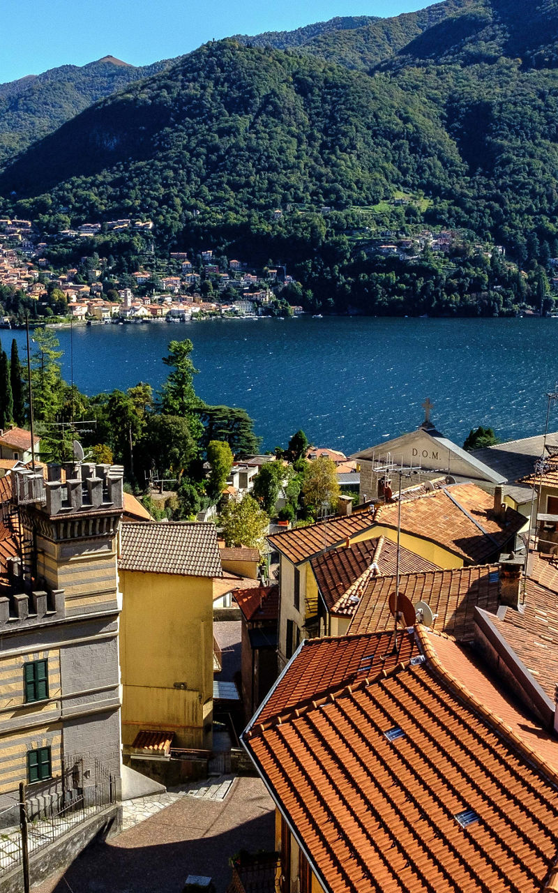 Scenic Italian village by Lake Como