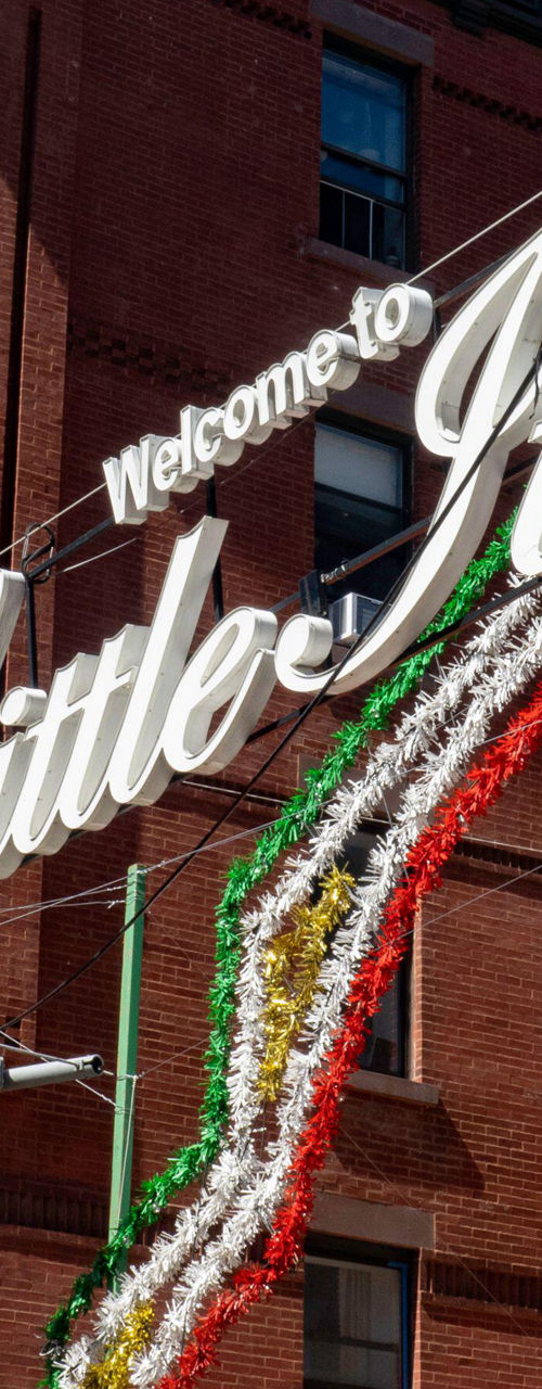 Welcome to Little Italy street sign