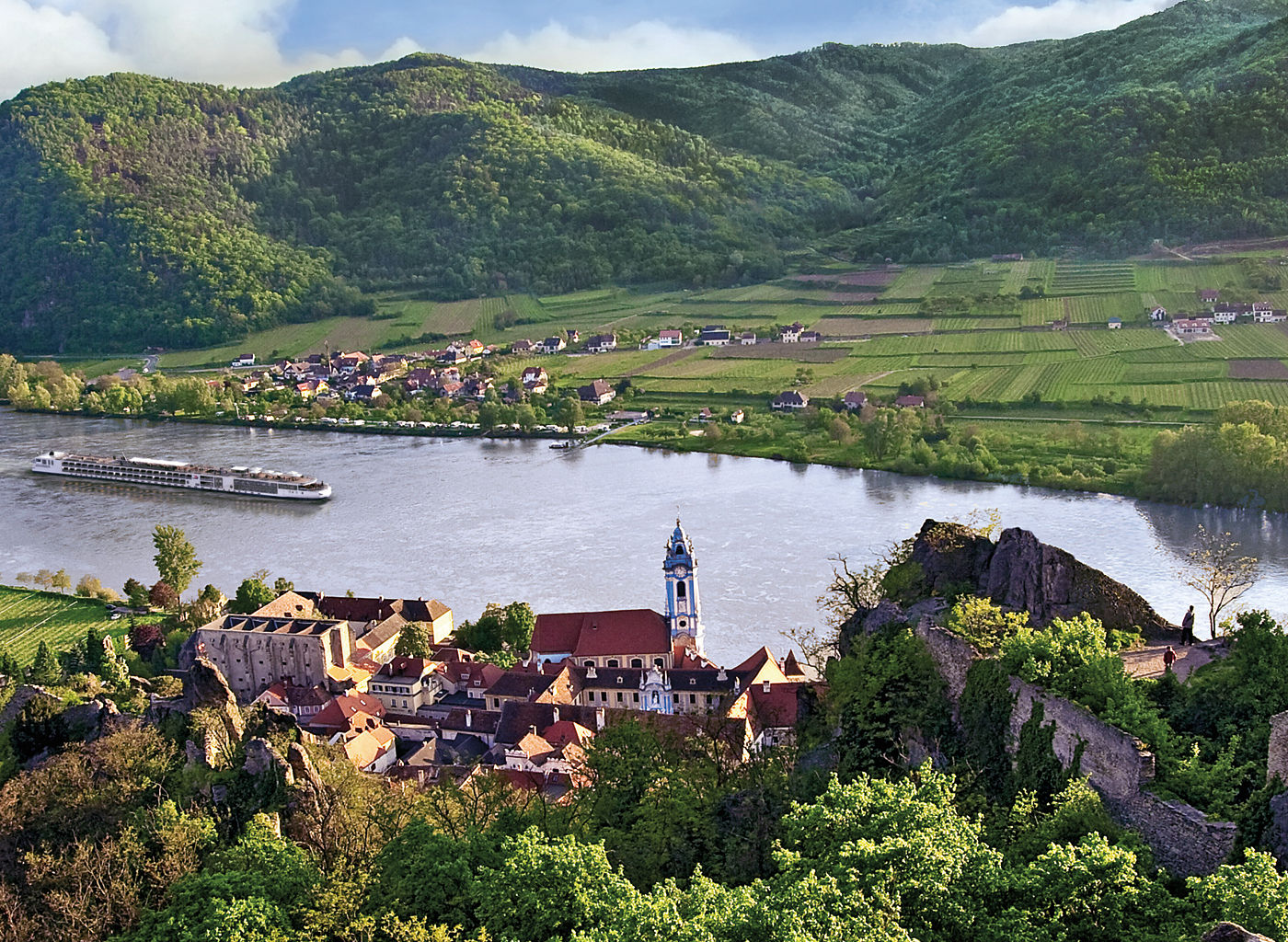 Scenic view of Wachau Valley landscape