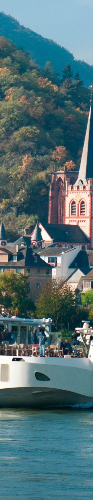 Scenic river cruise with castle view