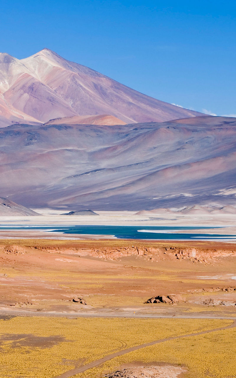 Scenic mountain landscape with vibrant colors