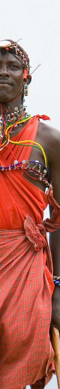 Maasai warriors performing traditional jump dance