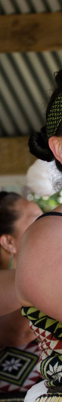 Traditional Maori dance performance with poi balls