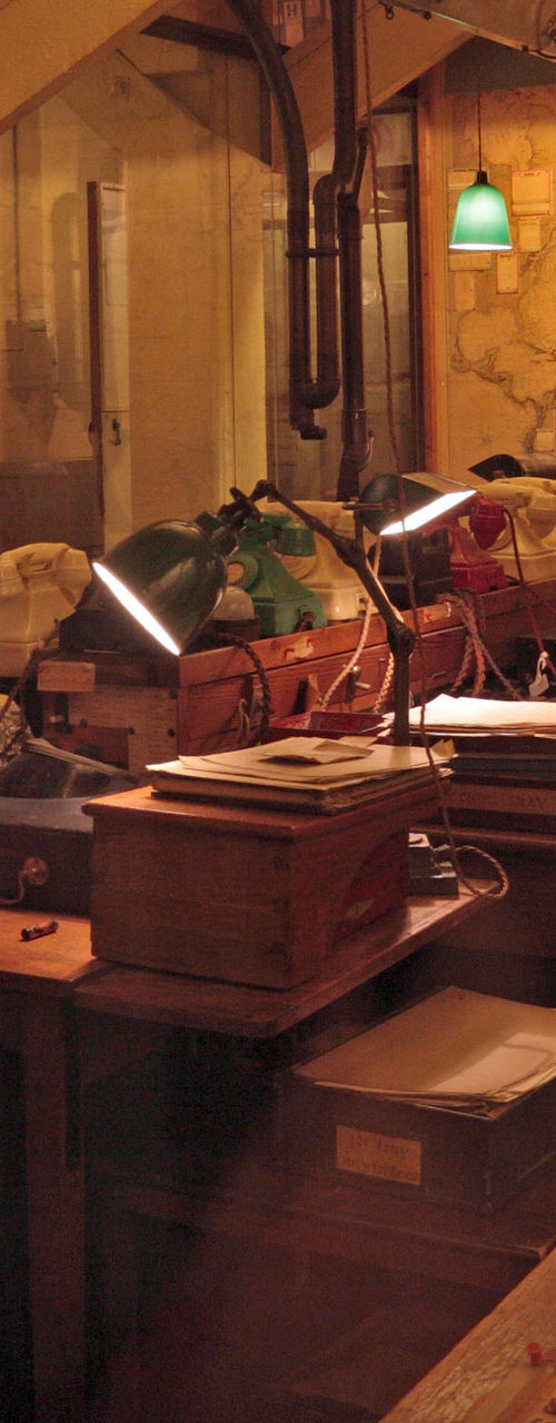 Historical office setting with vintage decor