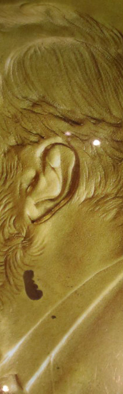 Gold Nobel Prize Medal with Engravings