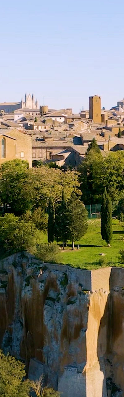 Historic Hilltop Town with Scenic View