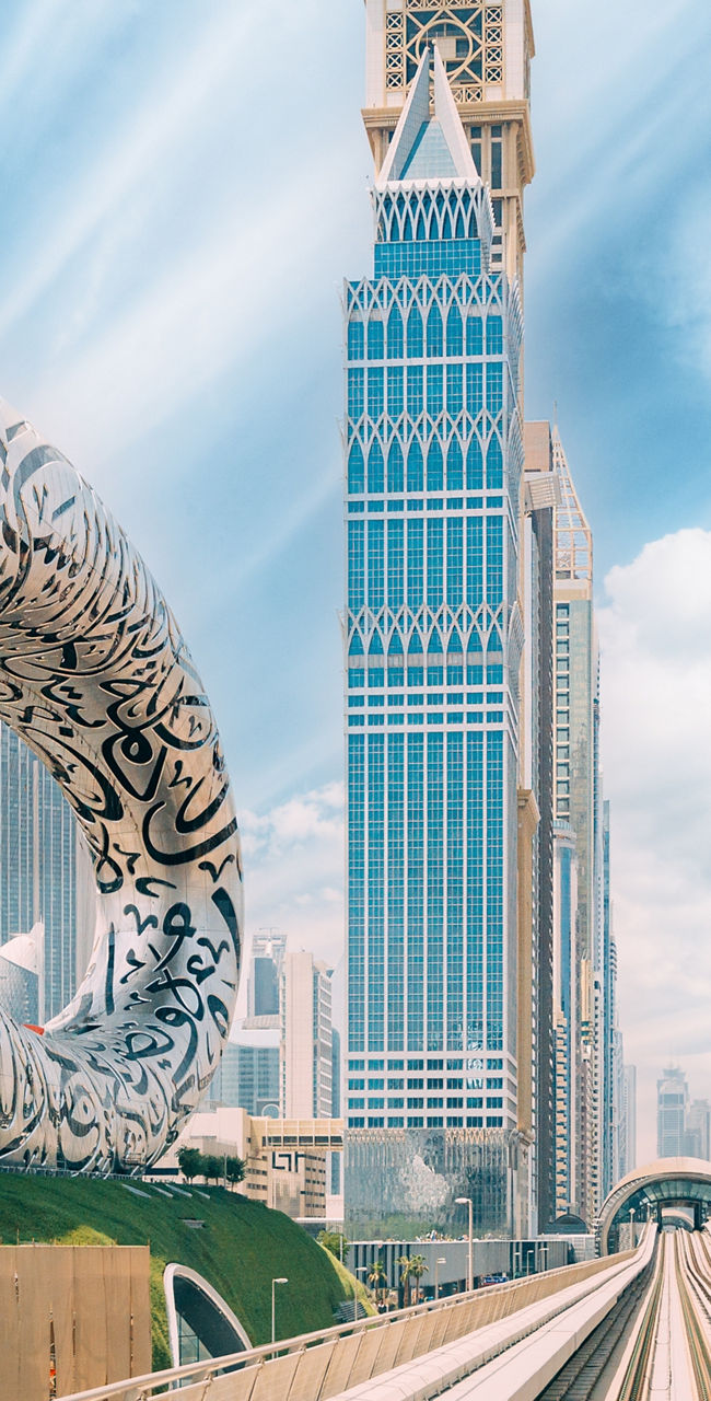 Museum of the Future and Dubai skyline