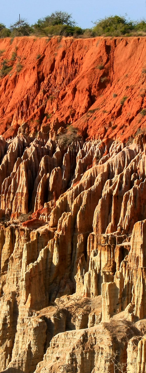 Stunning red and beige canyon landscape