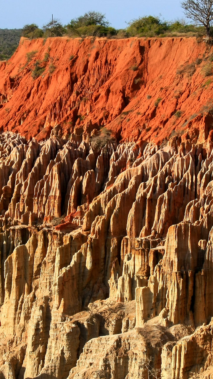 Stunning red and beige canyon landscape