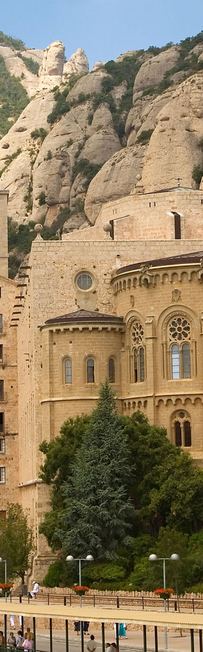 Historic Monastery in Mountain Landscape
