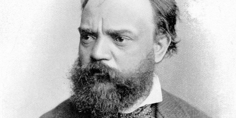 Bearded man in formal vintage portrait