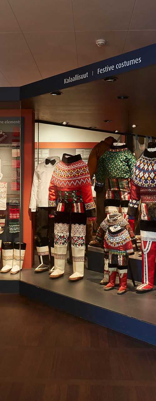 Traditional Cultural Attire Display in Museum
