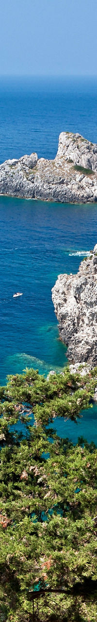 Scenic coastal cliffs with turquoise waters
