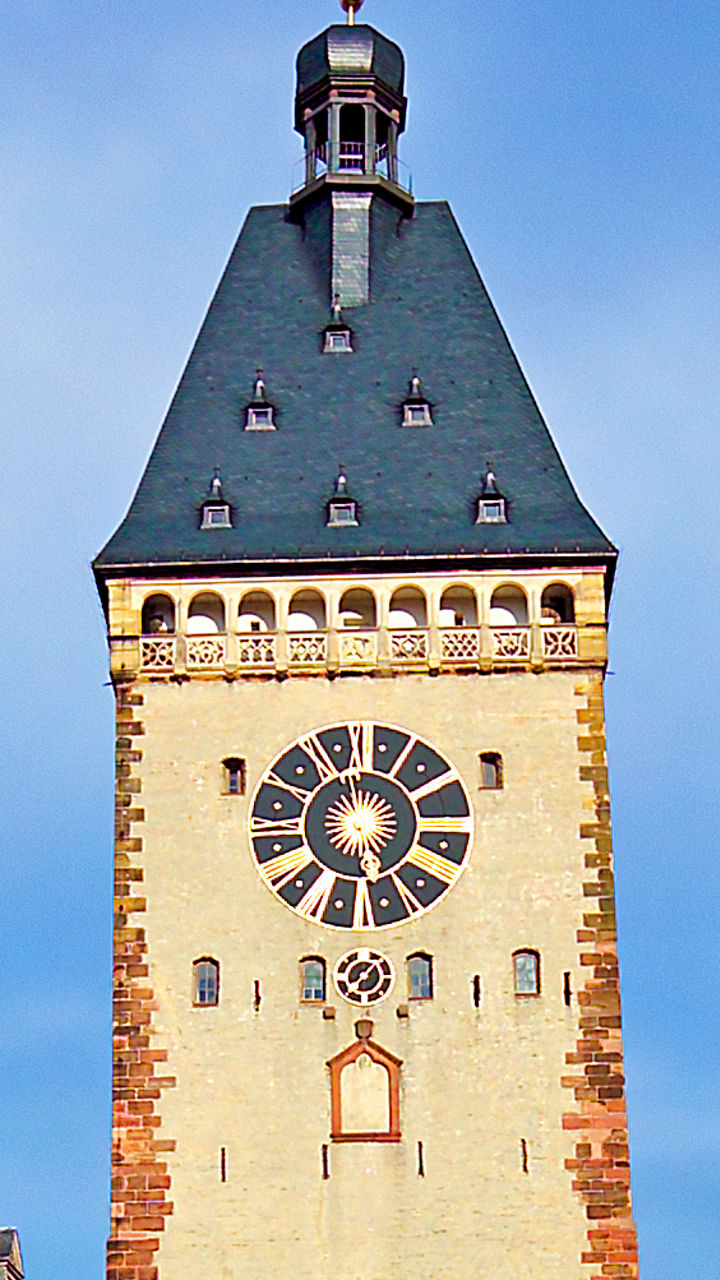 Historic Clock Tower in European Square