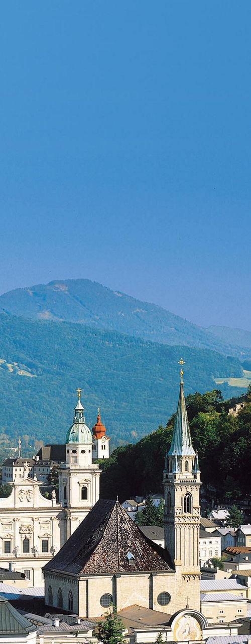 Scenic view of Salzburg cityscape