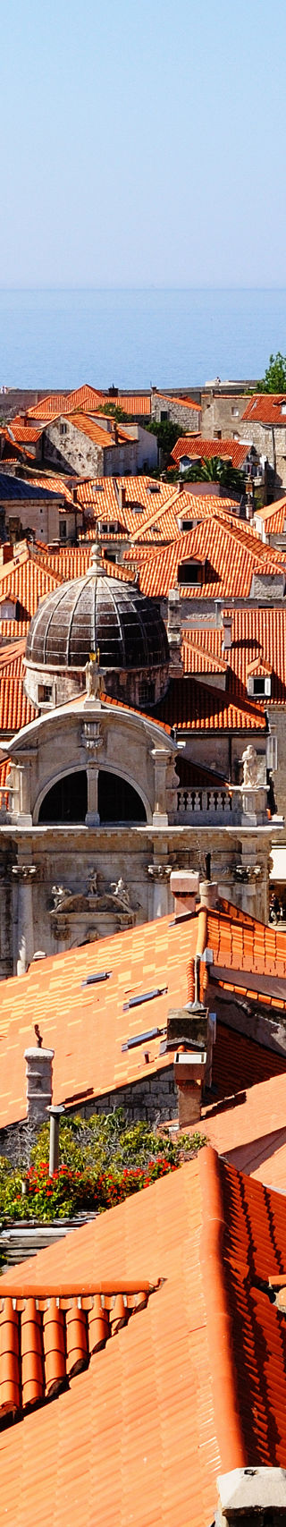 Historic rooftops of Dubrovnik, Croatia