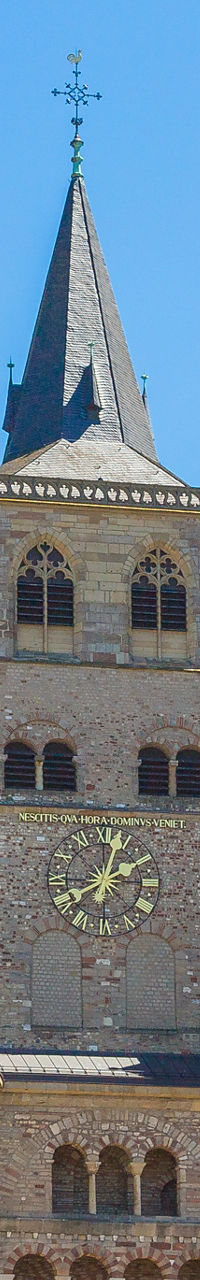 Historic cathedral in European cityscape