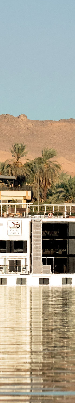 Luxury Cruise Ship on Scenic River