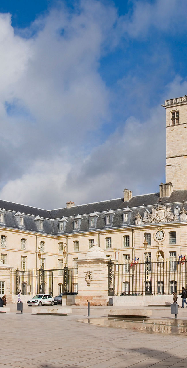 Panoramic view of historic city square