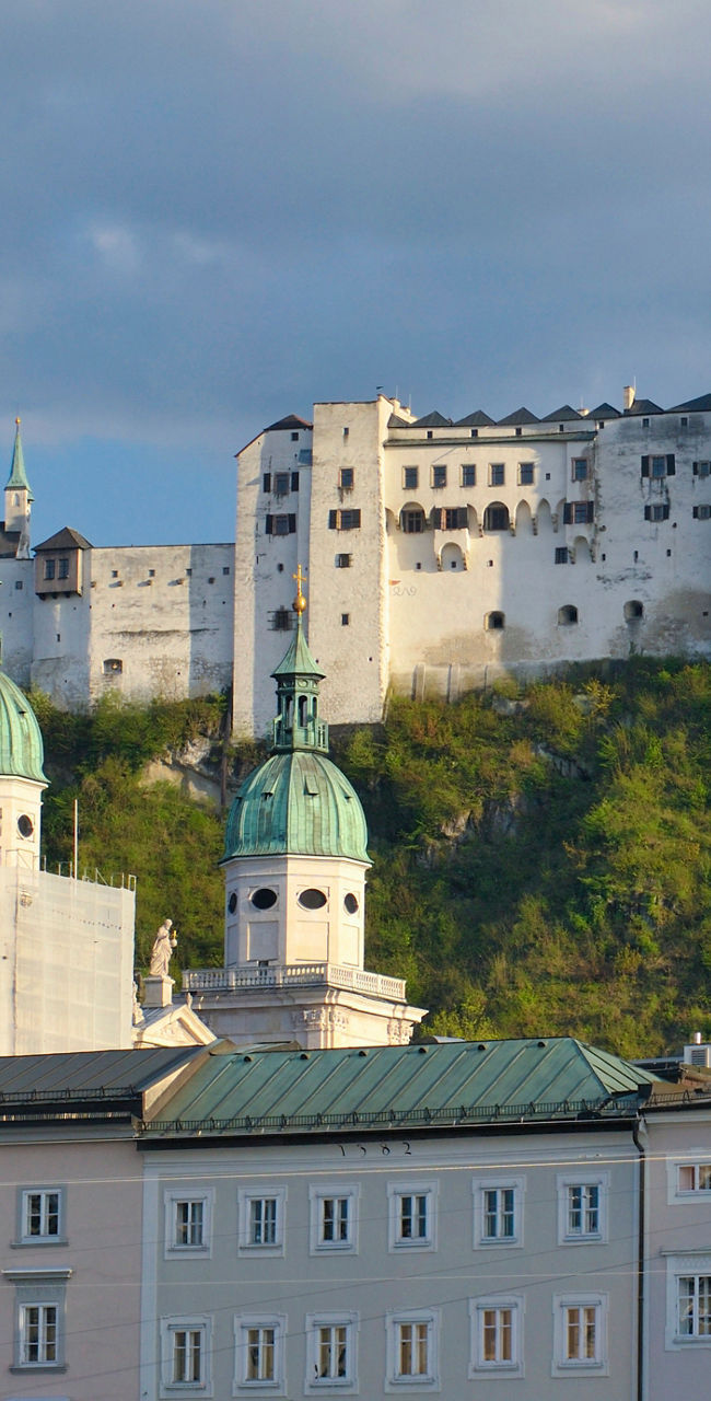 Hohensalzburg Fortress Overlooking Salzburg Cityscape