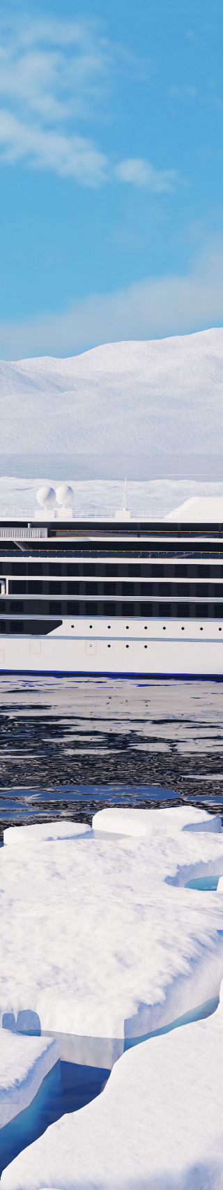Luxury Cruise Ship in Arctic Waters