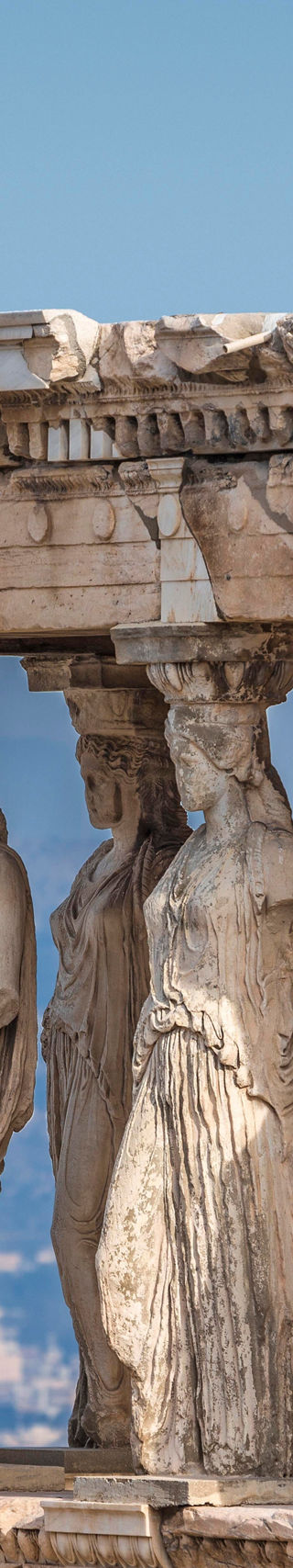 Ancient Greek Caryatids at the Acropolis