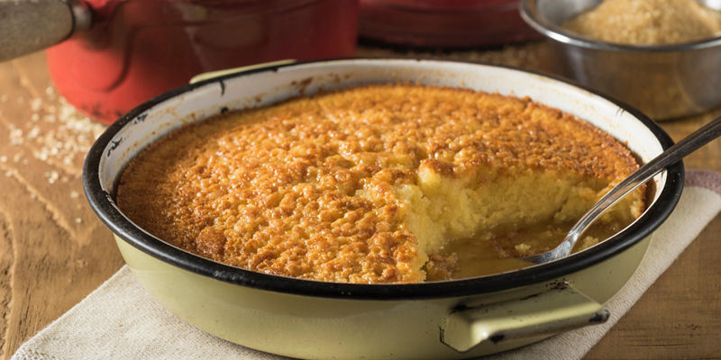 Golden cornbread in rustic kitchen setting