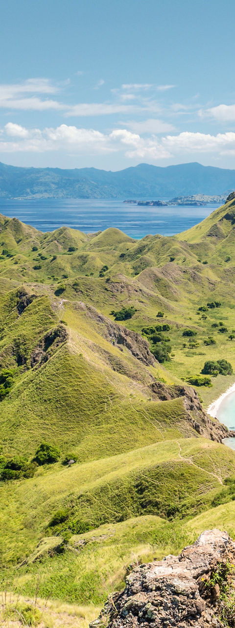 Scenic tropical islands with turquoise waters