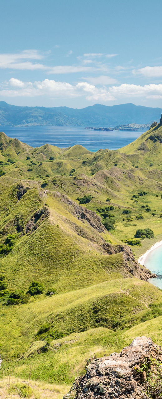 Scenic tropical islands with turquoise waters