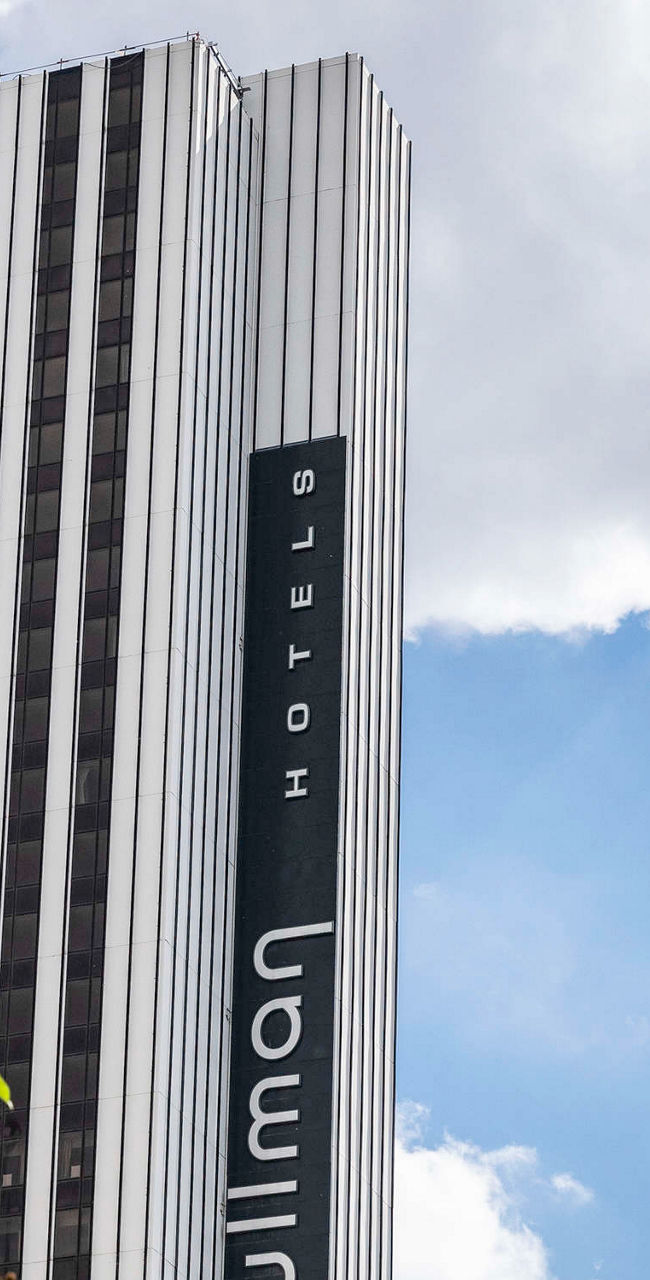 Pullman Hotels building with clear sky