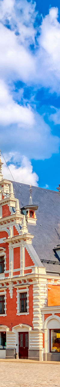 Historic Riga square with colorful architecture