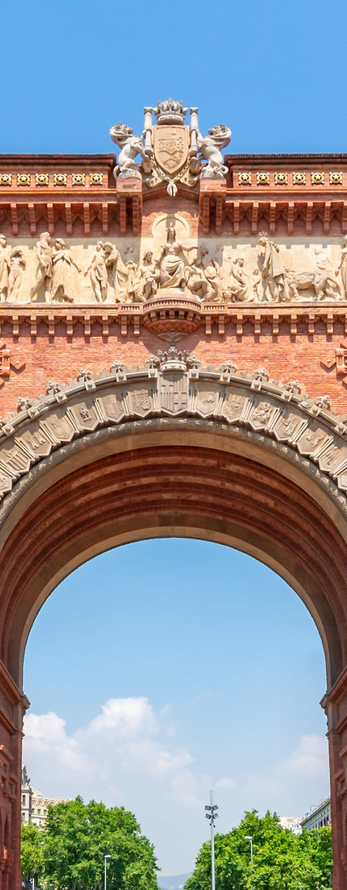 Arc de Triomf in sunny Barcelona
