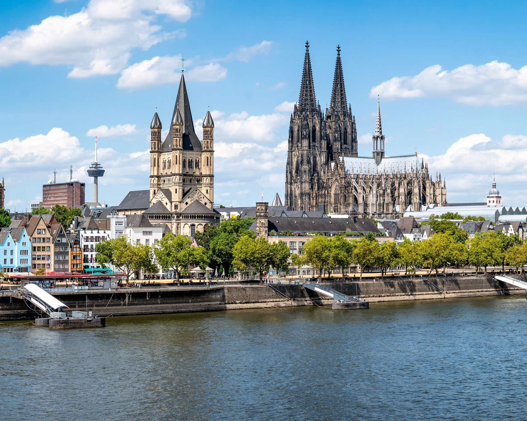 Cologne Cathedral and the Rhine River