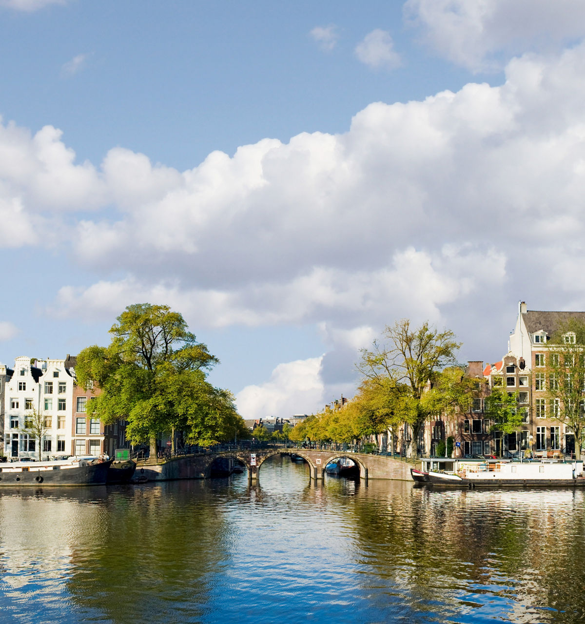 Historic Amsterdam canal houses