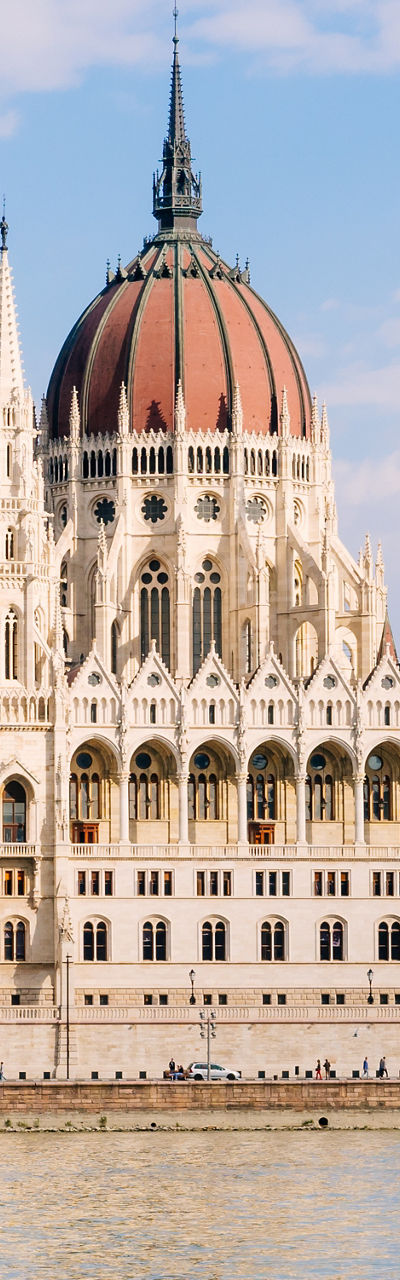 Hungarian Parliament Building by the Danube
