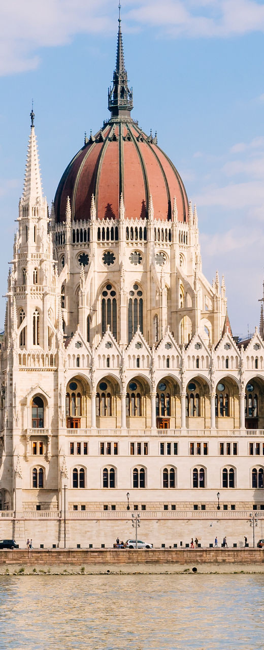 Hungarian Parliament Building by the Danube