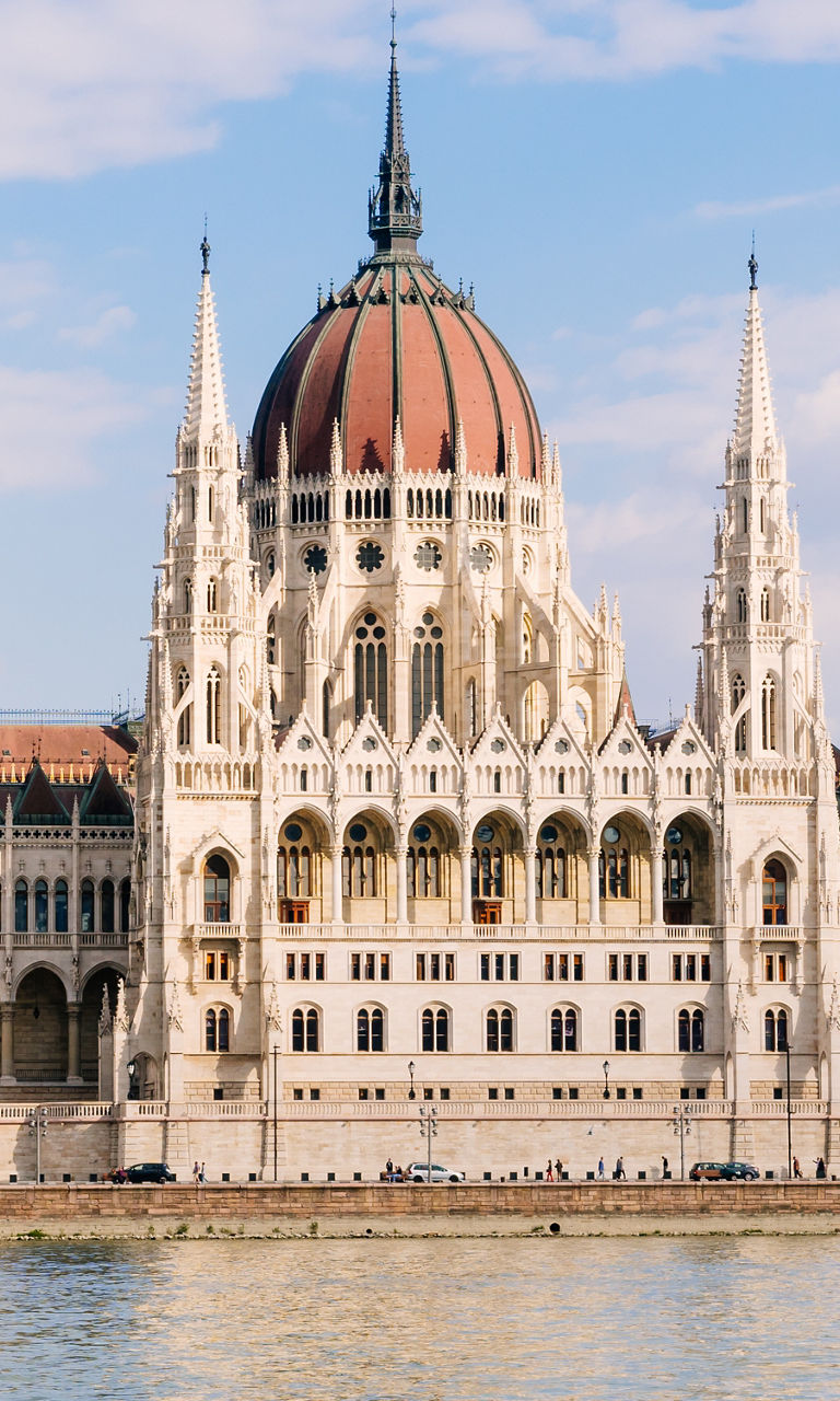 Hungarian Parliament Building by the Danube