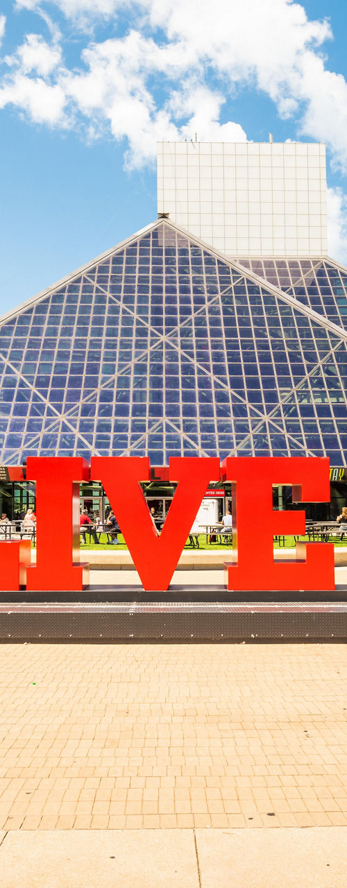 Long Live Rock sign at iconic museum