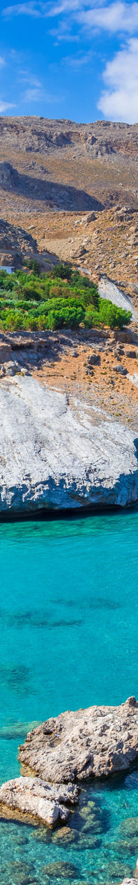 Scenic coastal cliffs with turquoise waters