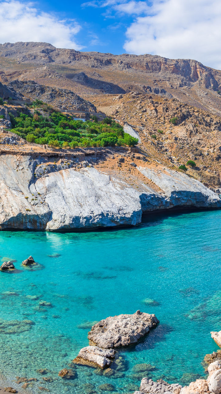 Scenic coastal cliffs with turquoise waters