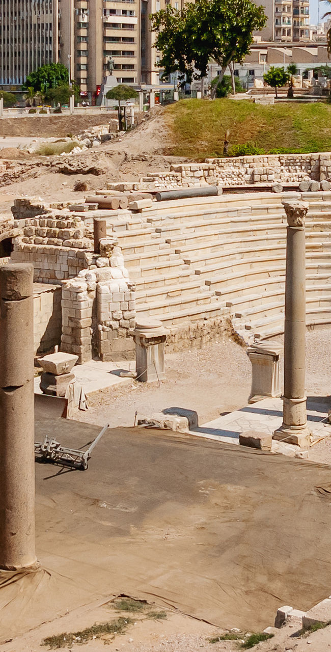 Ancient Roman Amphitheater in Alexandria, Egypt